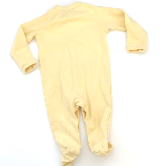 Ralph Lauren Footed Pajamas in Yellow - Picture 7 of 7